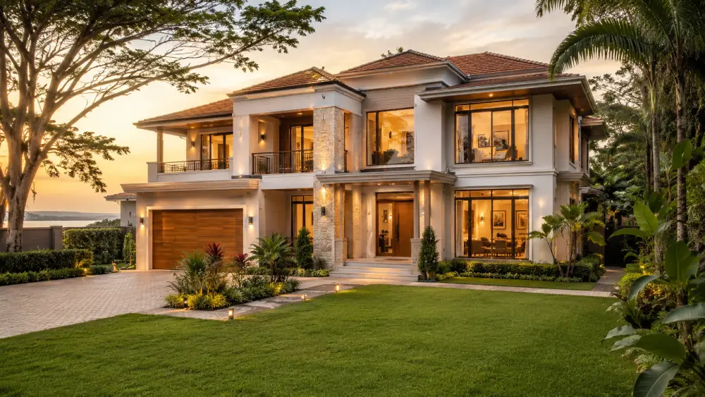 Gated residential home in Entebbe, Uganda